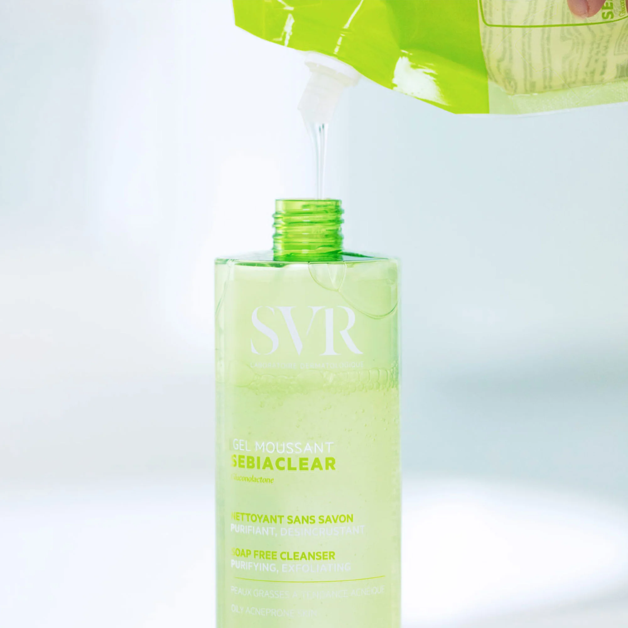 SEBIACLEAR Gel Moussant 400ml + Refill - Image 4