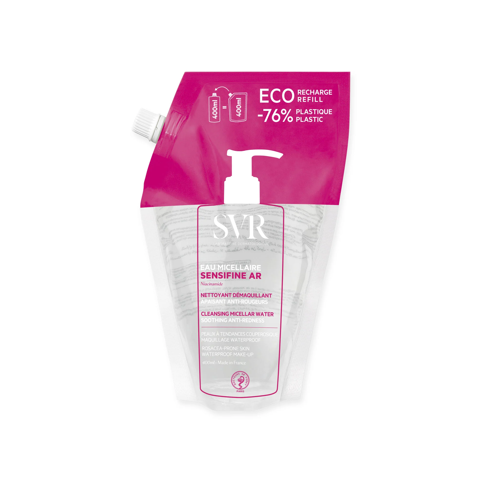 SENSIFINE AR Eau Micellaire 400ml + Refill - Image 5